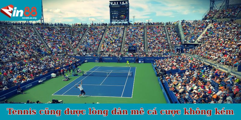 Tennis cũng được lòng dân mê cá cược không kém