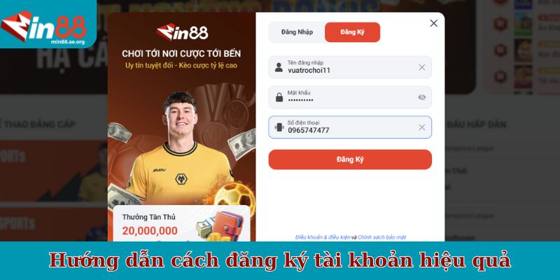 Hướng dẫn cách đăng ký tài khoản hiệu quả